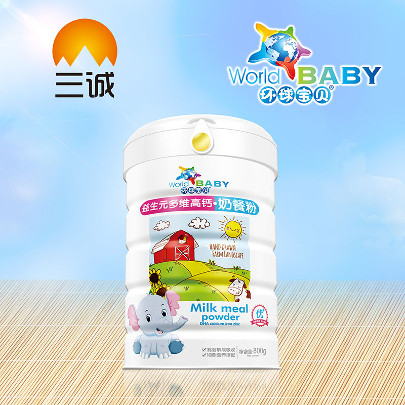 環(huán)球?qū)氊愐嫔嗑S高鈣奶餐粉