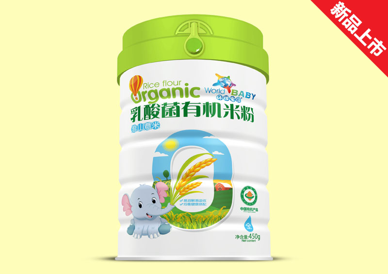 環球寶貝乳酸菌有機米粉圓聽-淮山薏米