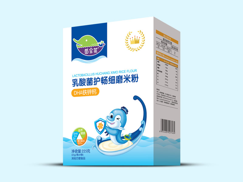 萊寶茵乳酸菌護暢細磨米粉DHA鐵鋅鈣