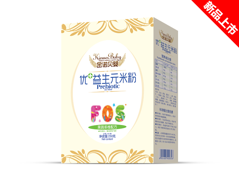 金諾貝嬰益生元優(yōu)益生元米粉果蔬多維配方盒裝