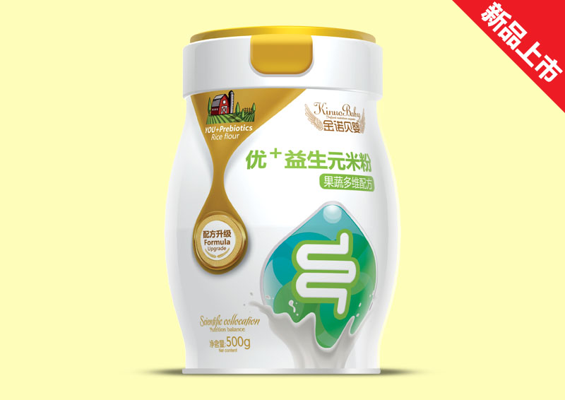 金諾貝嬰益生元優益生元米粉果蔬多維配方桶裝