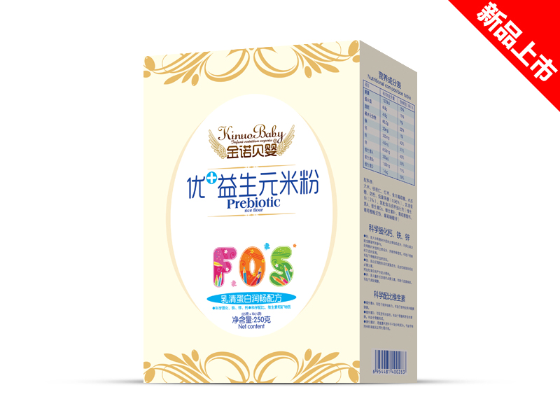 金諾貝嬰益生元優(yōu)益生元米粉乳清蛋白配方盒裝