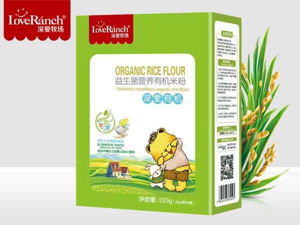 益生菌營養有機米粉盒裝