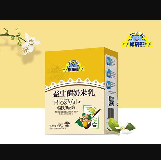 米奇熊鐵鋅鈣配方益生菌奶米乳