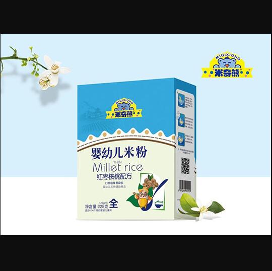 米奇熊紅棗核桃配方嬰幼兒米粉