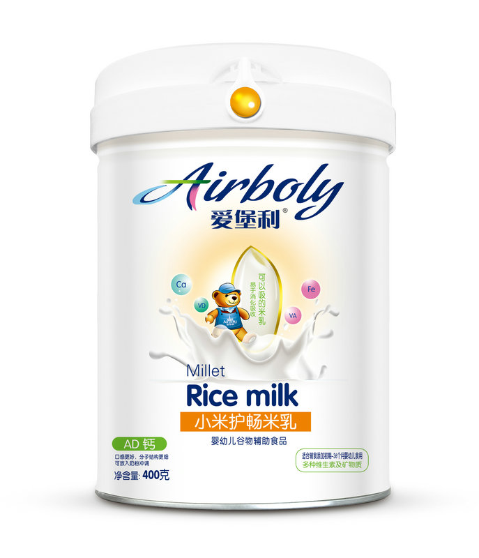 愛堡利AD鈣小米護暢米乳