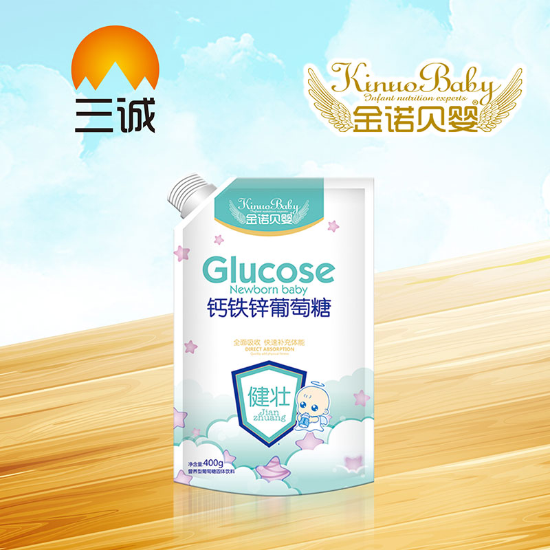 金諾貝嬰鈣鐵鋅葡萄糖健壯400g