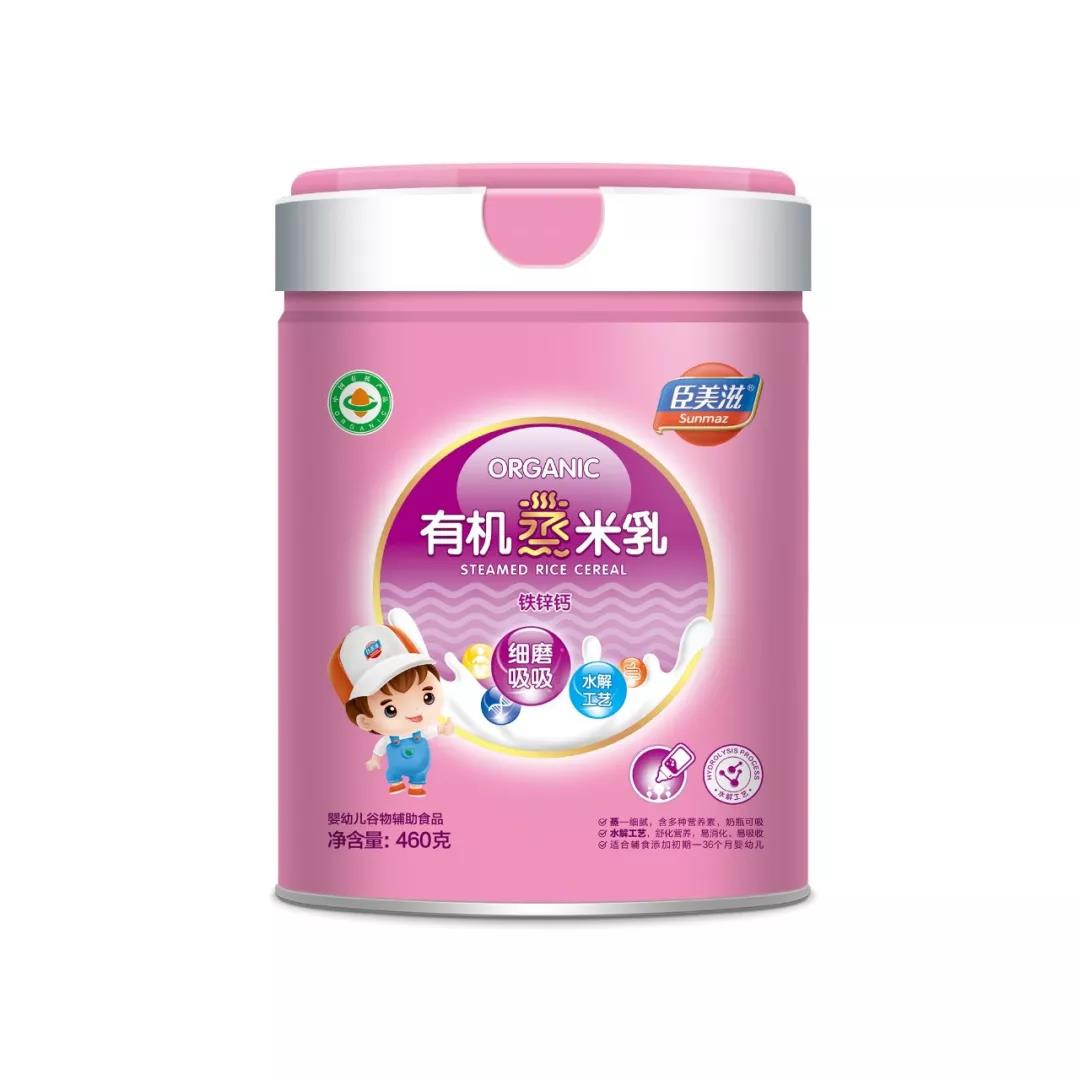 臣美滋有機(jī)蒸米粉鐵鋅鈣