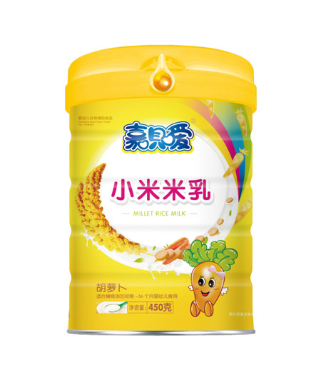 嘉貝愛胡蘿卜小米米乳聽裝
