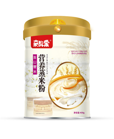 嘉貝愛淮山薏米營養(yǎng)蒸米粉聽裝