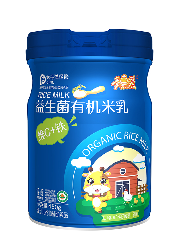 多嘉愛-益生菌有機(jī)米乳(維C+鐵)